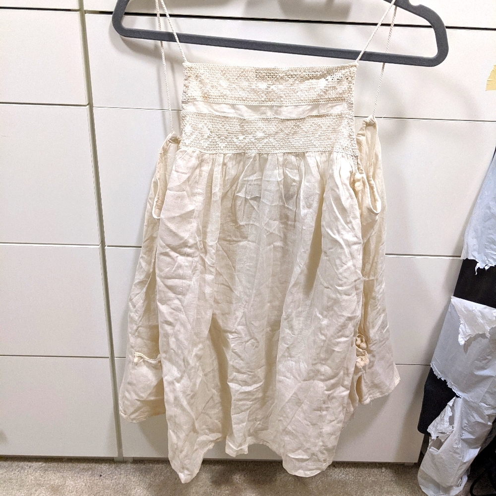 Boho linen top